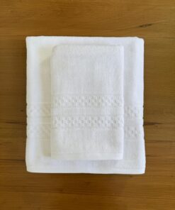 Toalla y Toallón 550gr/m2 Importada con Guarda Jacquard