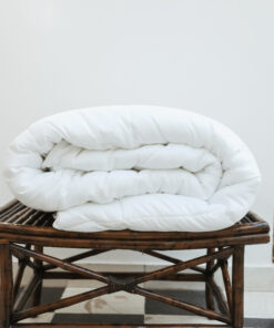 Edredón Microesferas 150gr/m2 Forrado de Microfibra, Matelaseado Blanco